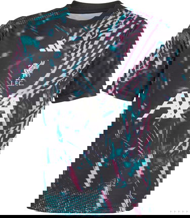 Dres adidas Originals Liverpool FC 2025/26 Graphic Print Pre-Match Jersey Rôznofarebný | kb1448, 0