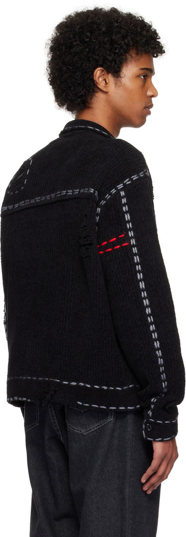 Sveter Neighborhood PHINGERIN Edition Savage Knit Jacket Čierna | 242PGPGN-KNM01, 2