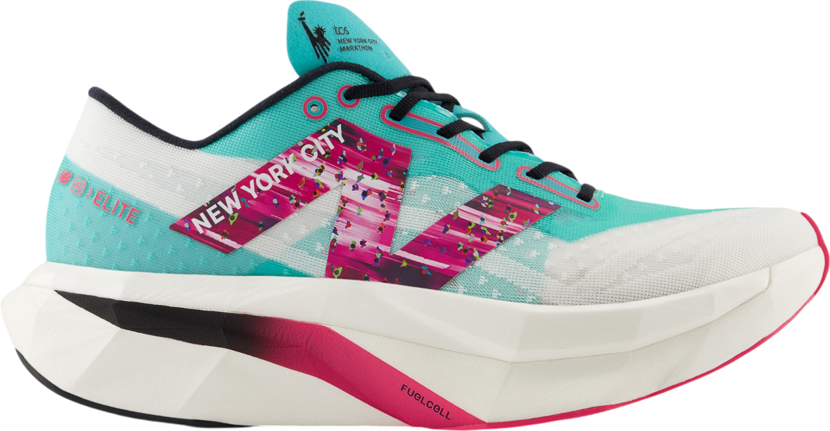 Tenisky a topánky New Balance TCS NYC Marathon FuelCell SuperComp Elite v4 Tyrkysová | mrcelny4, 0