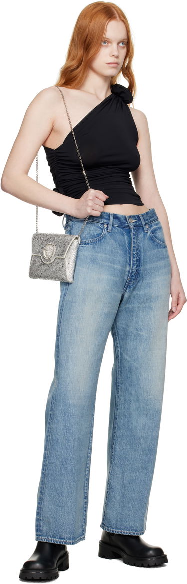 Kabelka Versace Crystal 'La Medusa' Envelope Clutch Metalická | 1003018_1A06487, 3