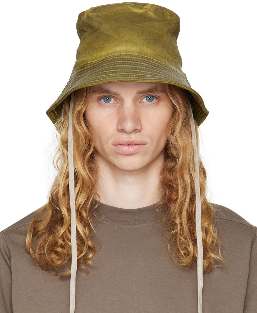 Klobúk Rick Owens Bucket Hat Gilligan Zelené | DA02D2479 HSCF