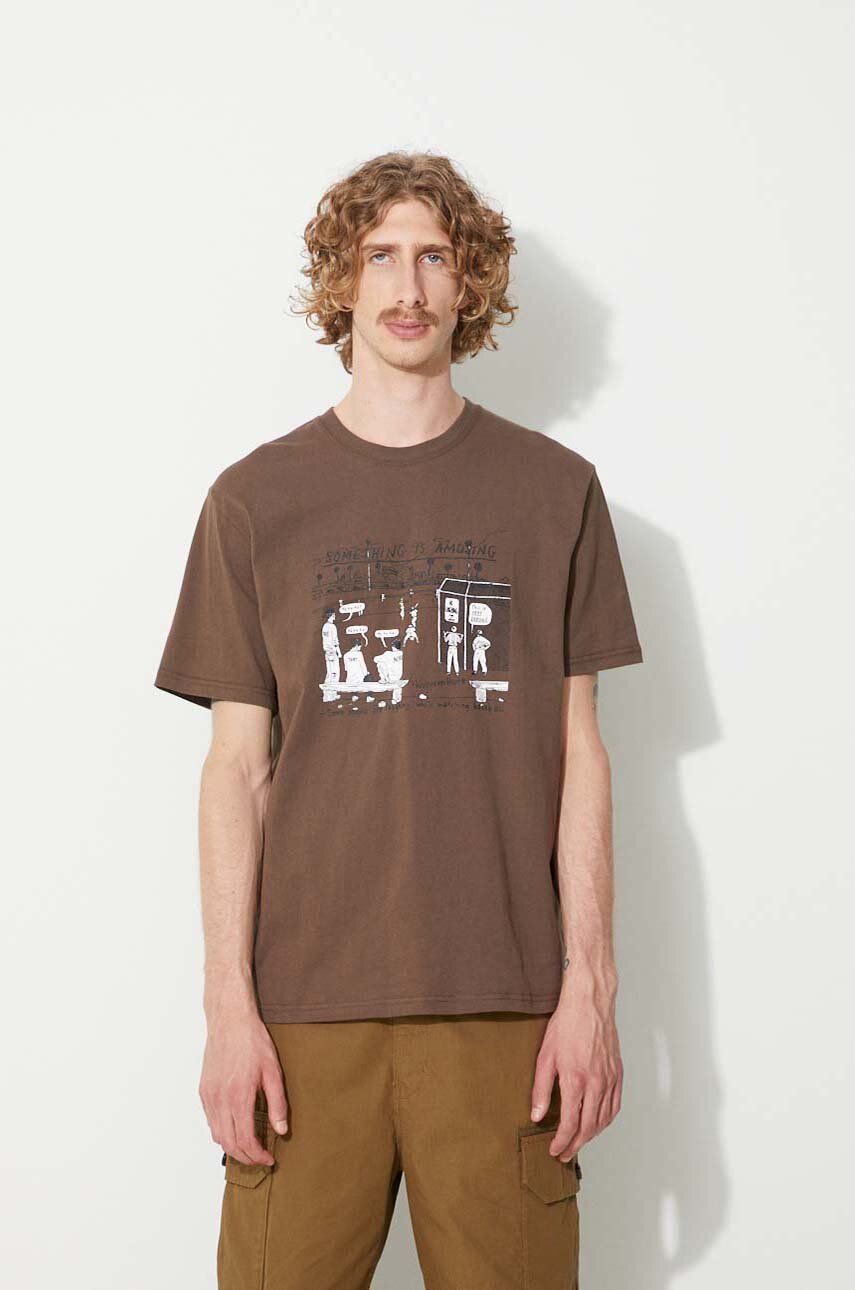 Tričko thisisneverthat Graphic Print T-Shirt Hnedá | TN231TTSST20, 0