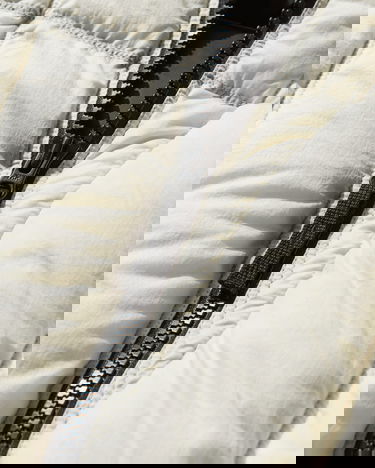 Prešívaná bunda Stone Island Seam Faded Light Nylon Tela Down Jacket Biela | L1S154100016S0302 V0093, 4