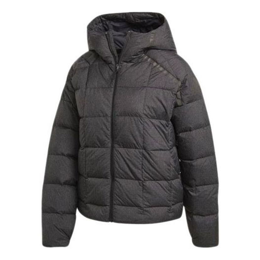 Prešívaná bunda adidas Originals Z.N.E. Down Hooded Jacket Čierna | DZ1508