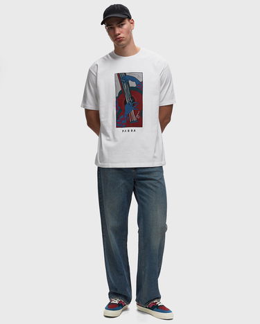 Tričko By Parra Strings Graphic T-Shirt White Biela | 52306, 1