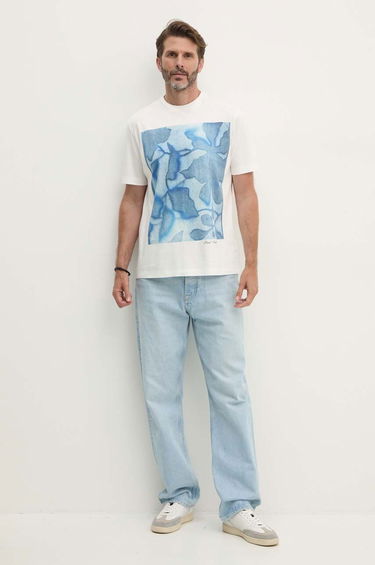 Tričko Paul Smith Paul Smith Floral Print T-Shirt Biela | M1R.919T.NP4739, 1