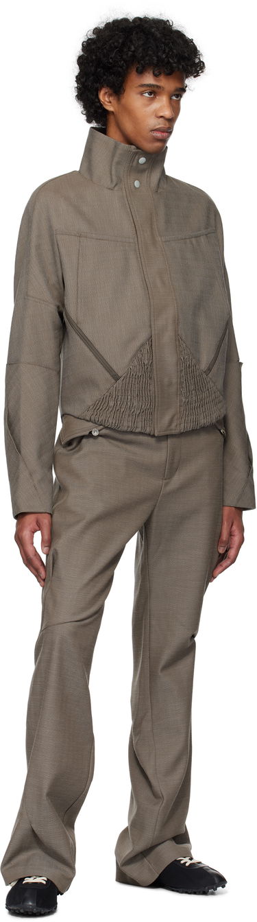 Nohavice KIKO KOSTADINOV Kiko Kostadinov Alec K-Dart Trousers Šedá | KKSS25T05-17, 3