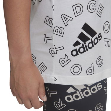 Tričko adidas Performance Allover Print Sports T-shirt Biela | HC9186, 2