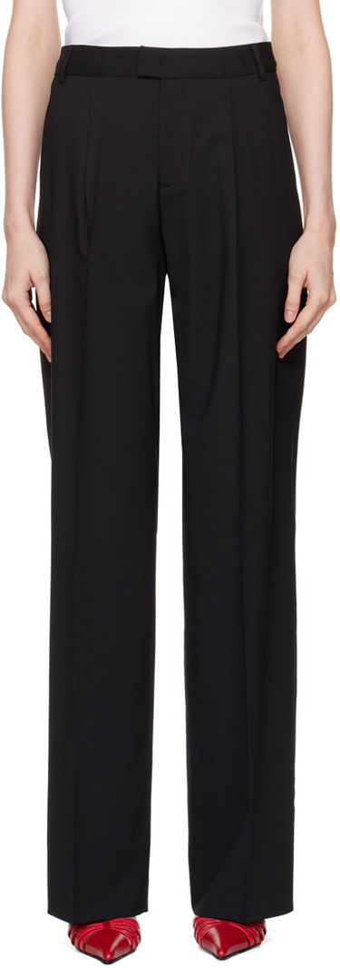 Nohavice Blumarine Creased High-Waisted Dress Pants Čierna | A422P142A, 0