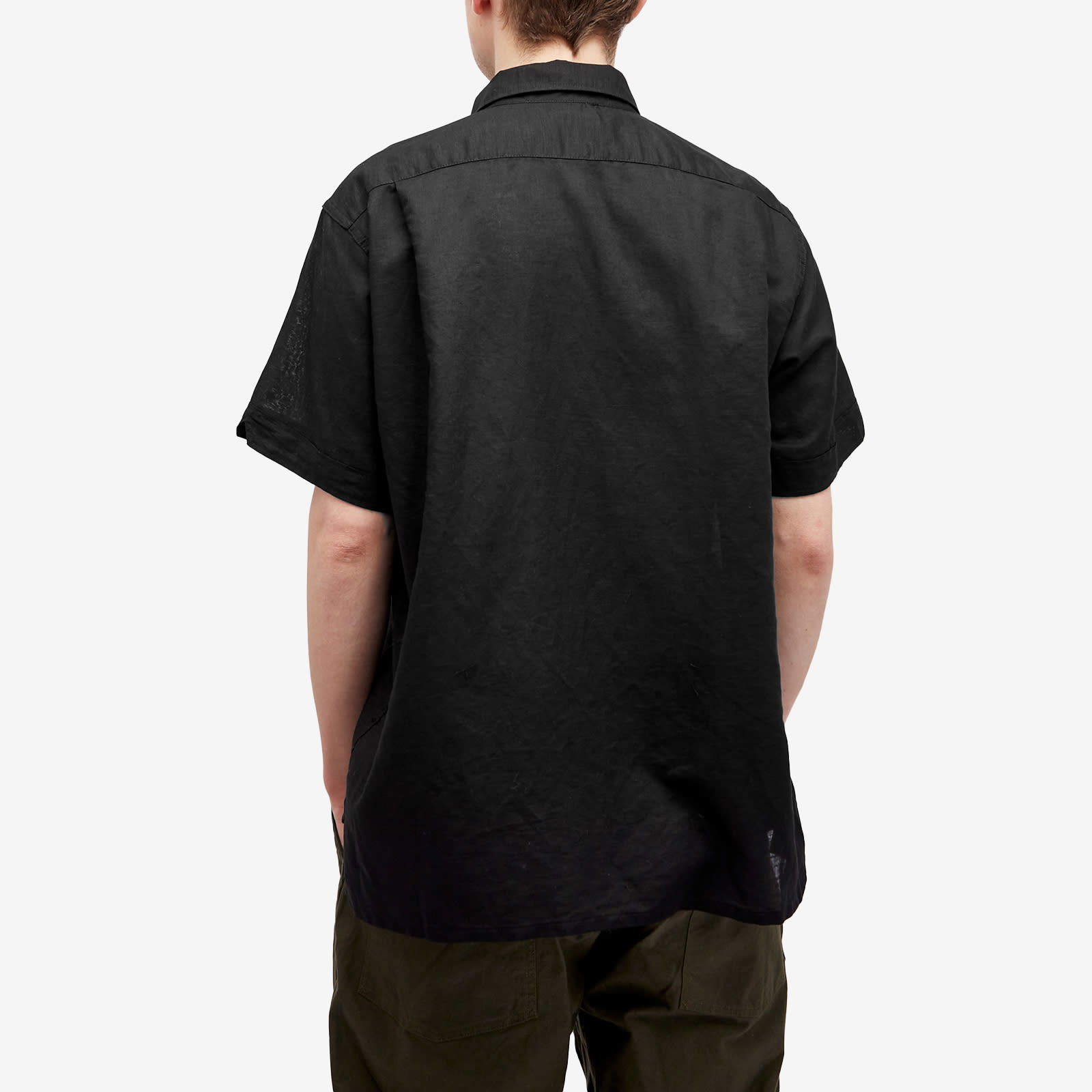 Engineered Garments Camp Shirt Handkerchief Linen, Size Large