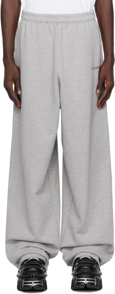 Tepláky VETEMENTS Embroidered Logo Sweatpants Šedá | UA66SP630G, 0