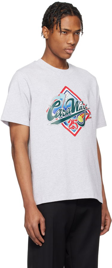 Tričko Casablanca Casablanca Casa Way World Series Print T-Shirt XXL Šedá | MS25-JTS-001-02, 2