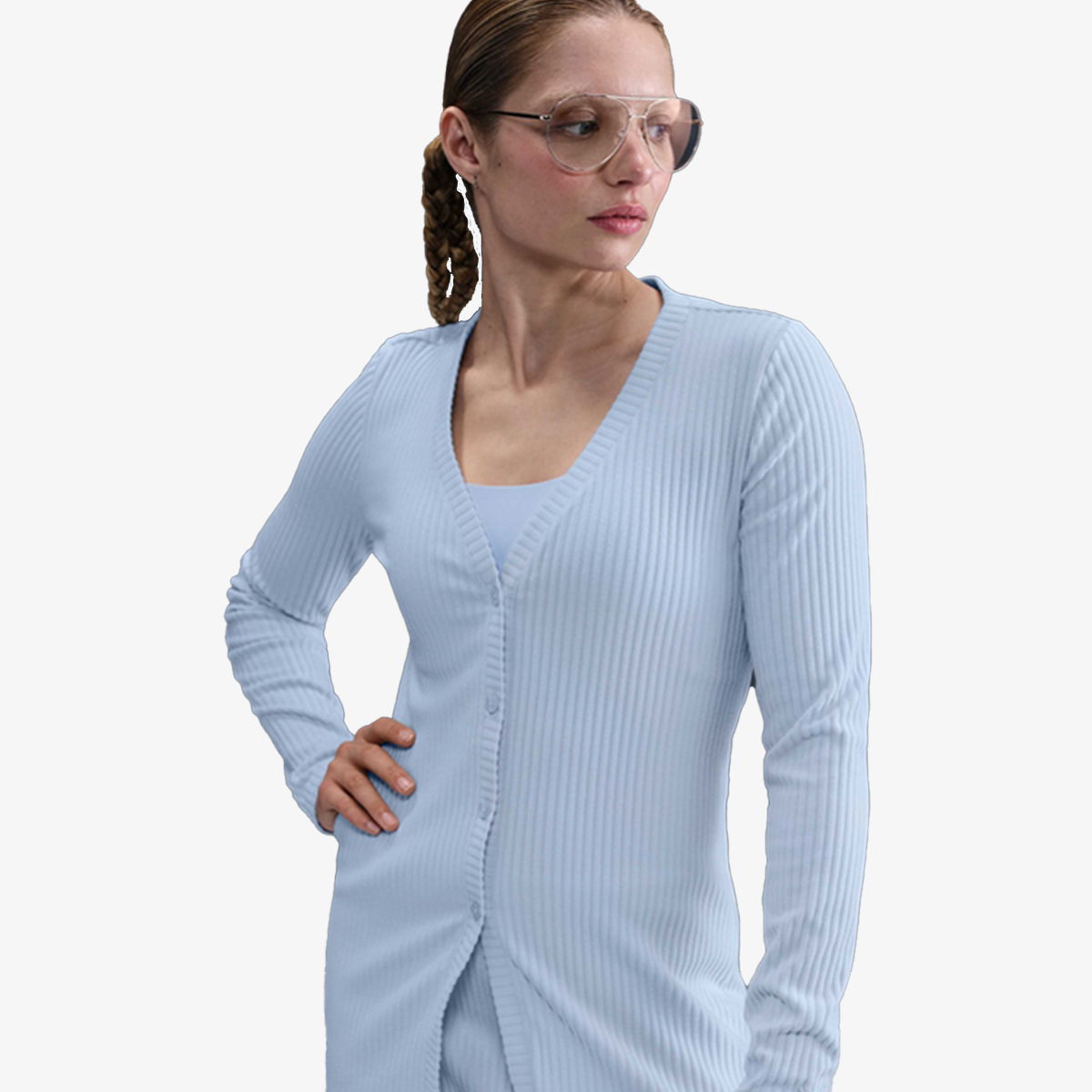 Sveter Nike Nike Knit Cardigan Modrá | HJ1242-423, 0