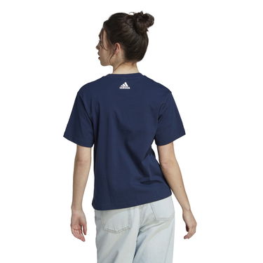 Tričko adidas Performance Women's Floral Graphic Cropped T-Shirt Modrá | IM2390, 1
