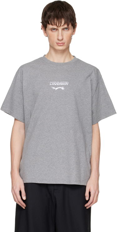 Tričko Charles Jeffrey Loverboy Charles Jeffrey LOVERBOY Logo T-shirt Šedá | 052080802, 0