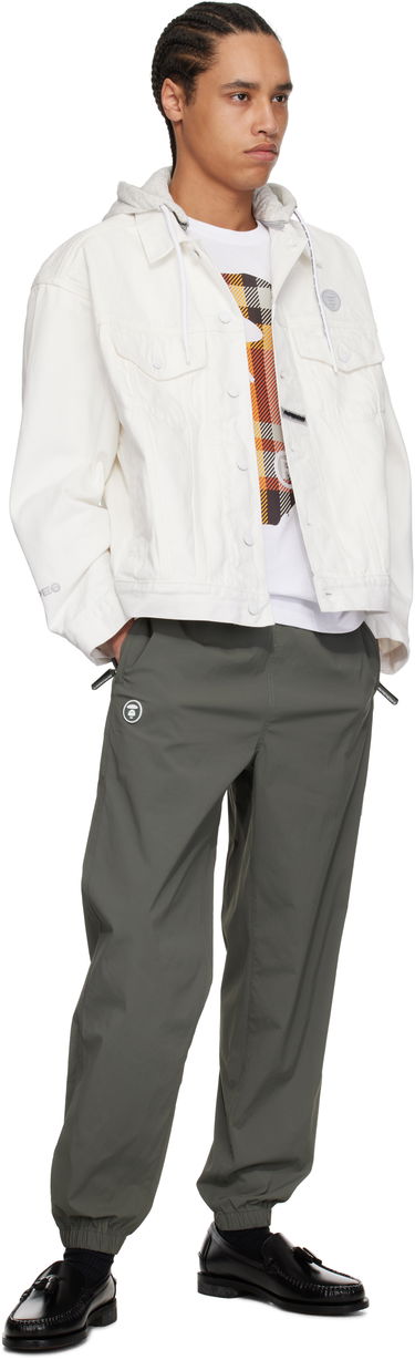 Bunda AAPE by A Bathing Ape AAPE by A Bathing Ape 'AAPE Now' Lightweight Denim Jacket Biela | AAPLJM7700XXNWHX, 3