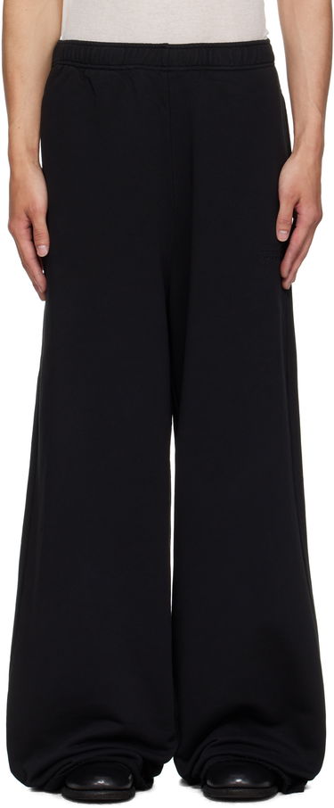 Tepláky Maison Margiela MM6 Maison Margiela Cotton Wide-Leg Sweatpants Čierna | SH0KA0057 M25025, 0