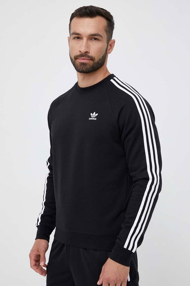 Mikina adidas Originals Adicolor Classics 3-Stripes Crew Sweat Čierna | IM2087, 0