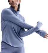 Swift Long Sleeve Half-Zip Top with Thumbholes