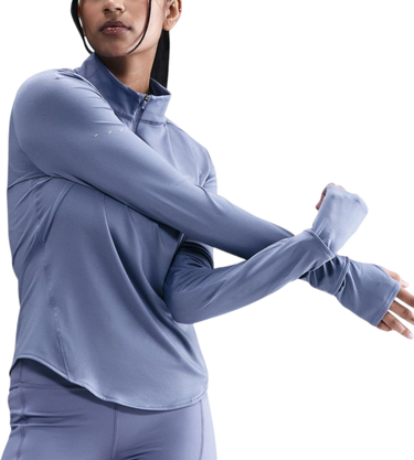 Tričko Nike Swift Long Sleeve Half-Zip Top with Thumbholes Modrá | hq0499-499, 0