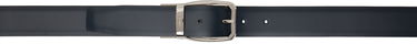 Opasok ZEGNA ZEGNA Reversible Leather Belt Navy | LHAVA-B007PZ, 0