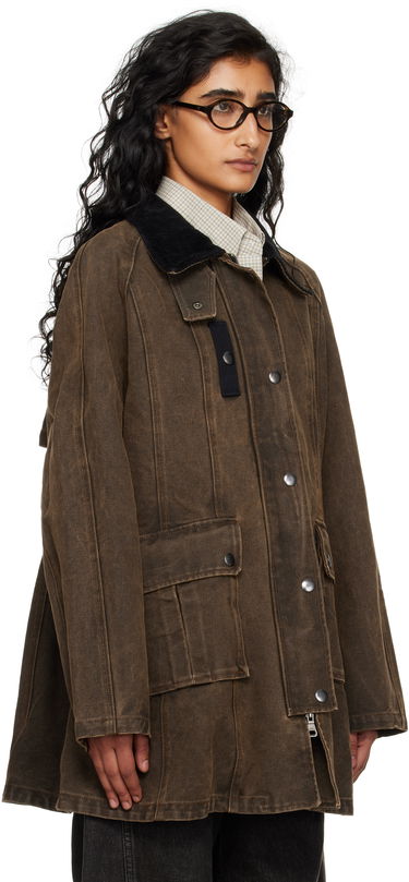 Bunda Andersson Bell Andersson Bell Kerri Trapez Work Jacket Hnedá | awa724w, 4