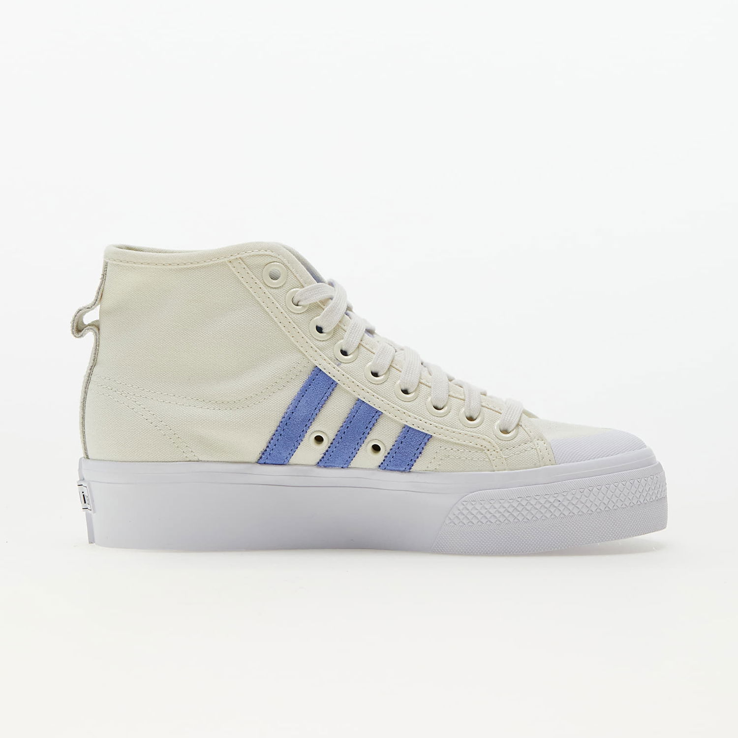Tenisky a topánky adidas Originals Nizza Platform Mid W Off White/ Blue Fusion/ Cloud White Biela | FZ6189, 1