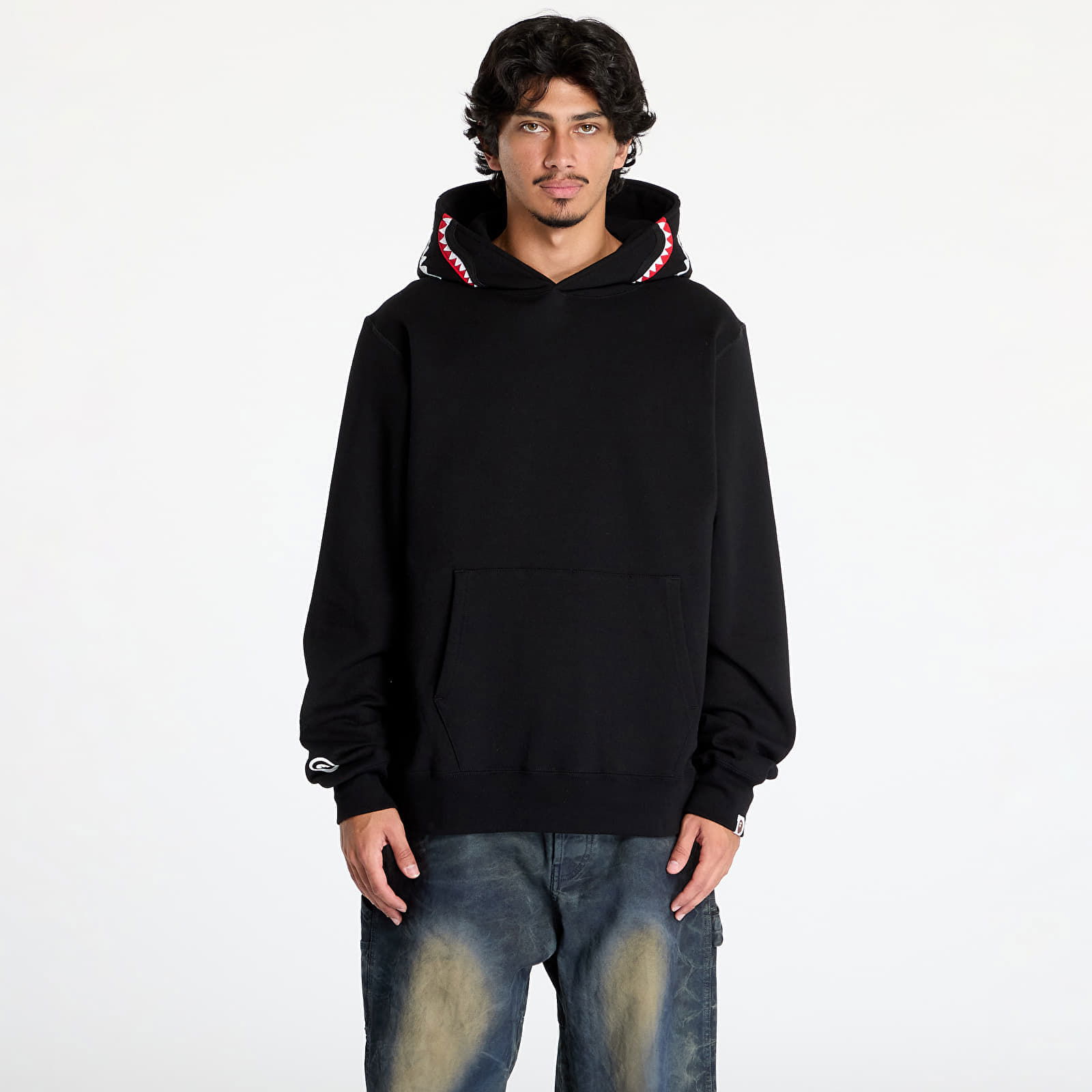 Shark Pullover Hoodie Black