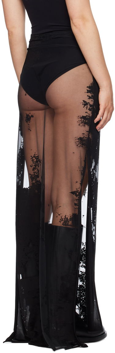 Sukňa Ann Demeulemeester Ann Demeulemeester Vivi Maxi Sheer Skirt Čierna | 2401-W-JSK29-FA440-099, 2