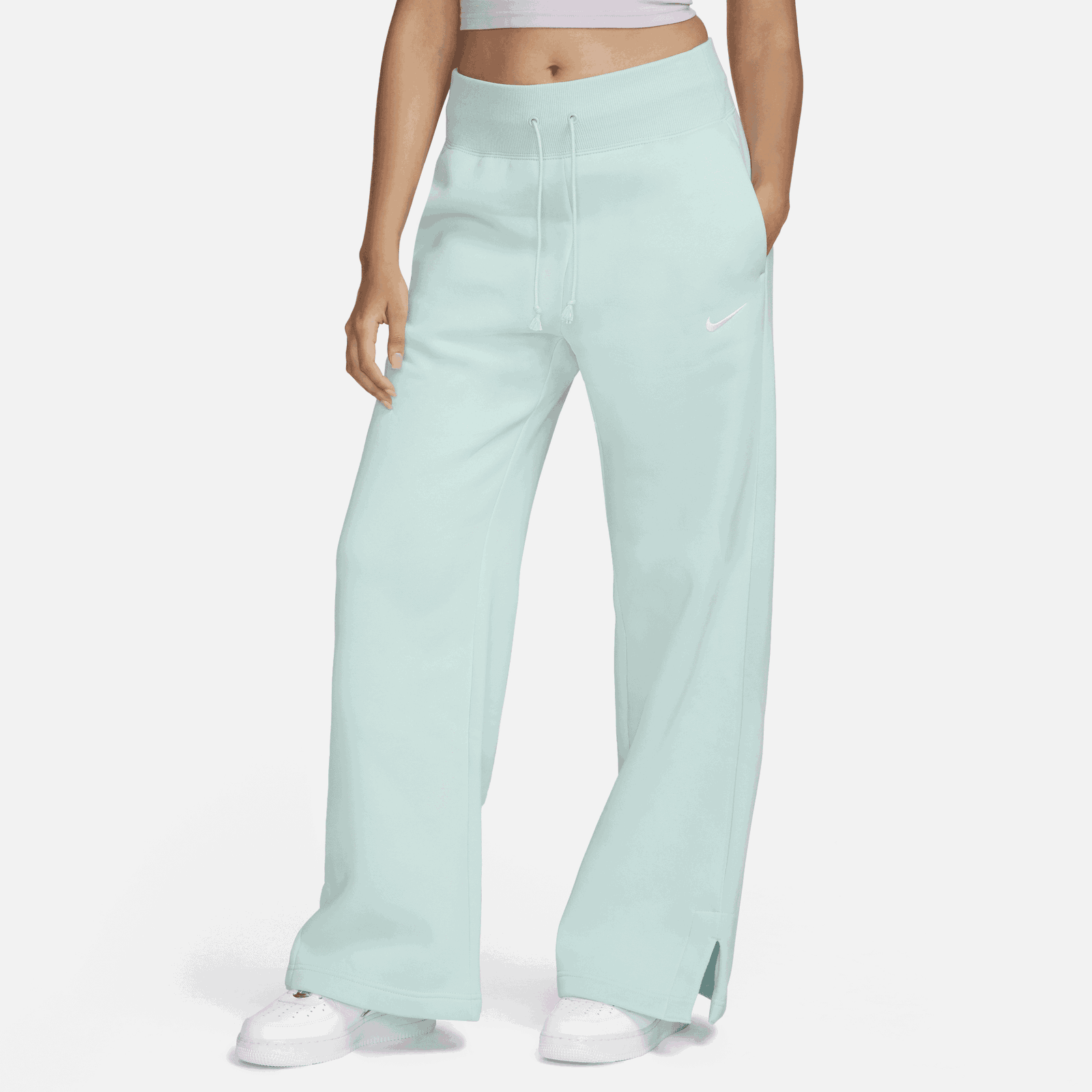Sportswear Phoenix Fleece High-Waisted Wide Leg Tracksuit Bottoms