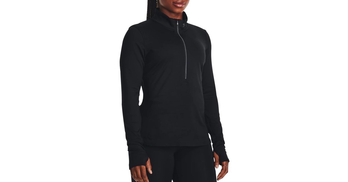 Mikina Under Armour Qualifier Run ½ Zip Pullover Čierna | 1379349-001, 1