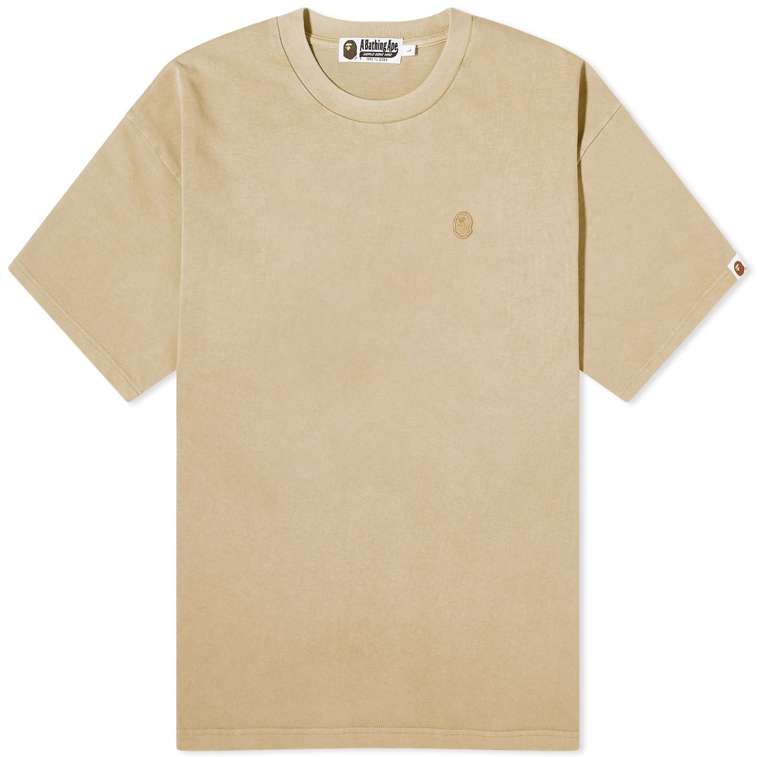 Tričko BAPE A Bathing Ape One Point Garment Dyed Pocket T-Shirt Béžová | 001CSK301305M-BGE, 0