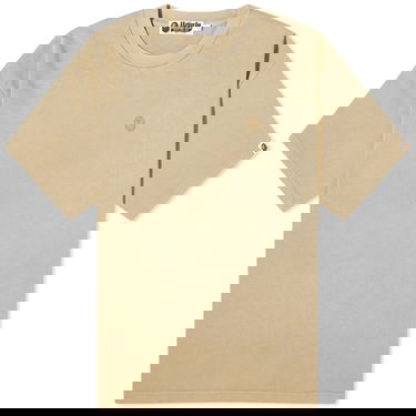 Tričko BAPE A Bathing Ape One Point Garment Dyed Pocket T-Shirt Béžová | 001CSK301305M-BGE, 0