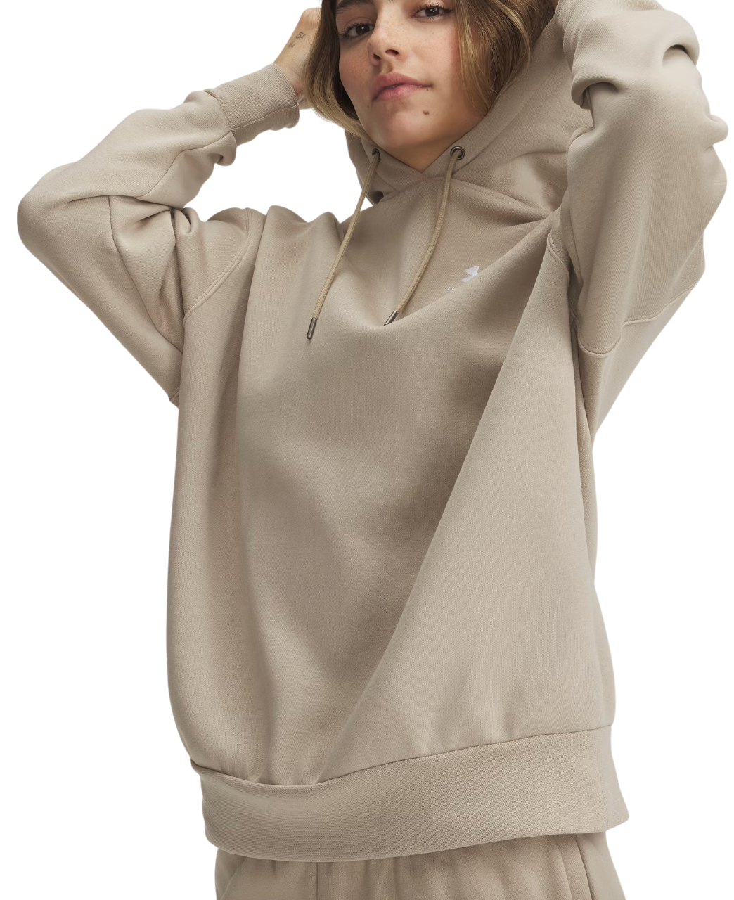 Mikina Under Armour Under Armour Icon Fleece OS Hoodie Béžová | 1379495-300, 0