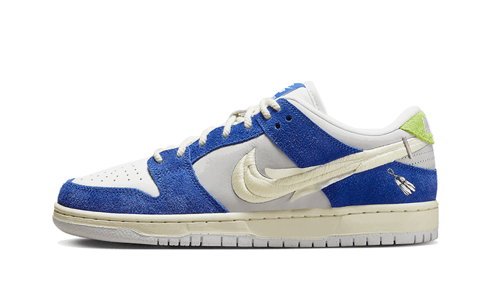 Tenisky a topánky Nike SB Fly Streetwear x Dunk Low Pro "Gardenia" Modrá | DQ5130-400, 1