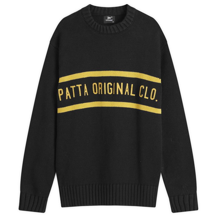 Sveter Patta Original Clothing Knitted Jumper Black Čierna | POC-AW24-7000-324-0341-001