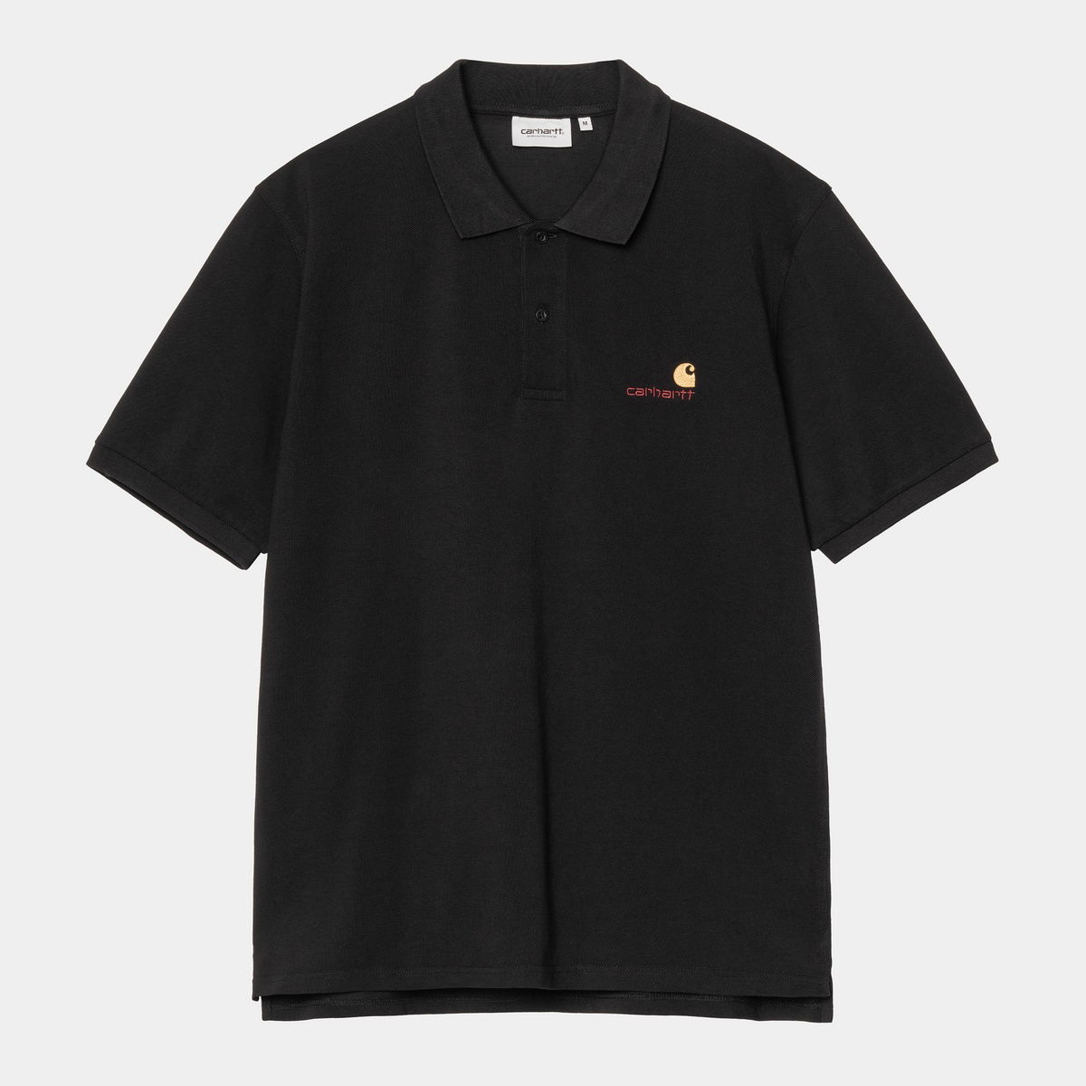 Polo tričko Carhartt WIP Carhartt WIP American Script Polo Čierna | I035319_24, 0