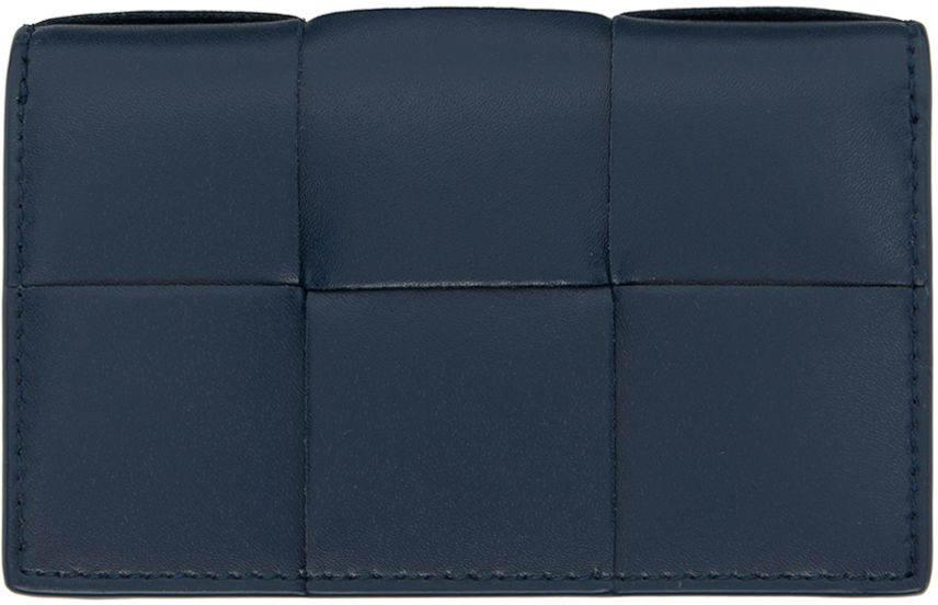 Peňaženka Bottega Veneta Cassette Business Card Holder Navy | 679849 VBWD6 3359, 0