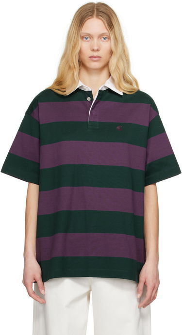 Polo tričko Carhartt WIP Carhartt WIP Seffner Striped Rugby Polo Fialová | I034552 2SCXX, 0