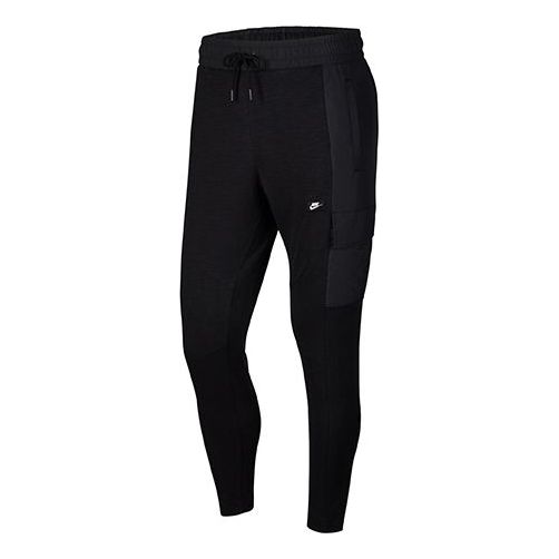 Tepláky Nike Sportswear Logo Splicing Pants Čierna | CJ4334-010