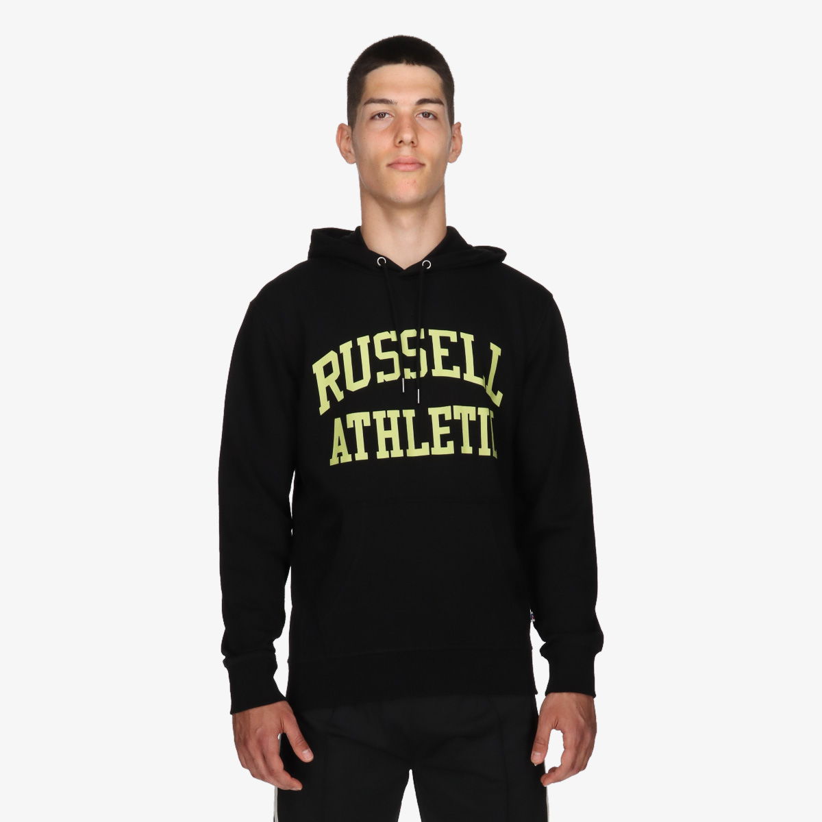 Mikina Russell Athletic Iconic Hoodie Sweatshirt Čierna | E4-605-1-299, 0