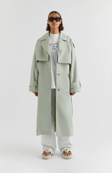Kabáty AXEL ARIGATO Atom Trench Coat Zelené | A2107003, 8
