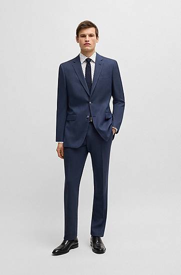 Košeľa BOSS Regular Fit Stretch Cotton Poplin Print Shirt Biela | 50539178, 1
