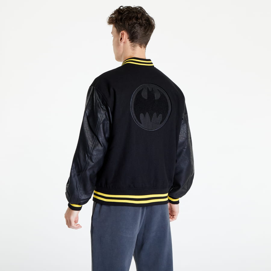 Bomber bunda GUESS Bomber Batman Patched Letterman Čierna | M2BL08WEV60-JBLK, 1
