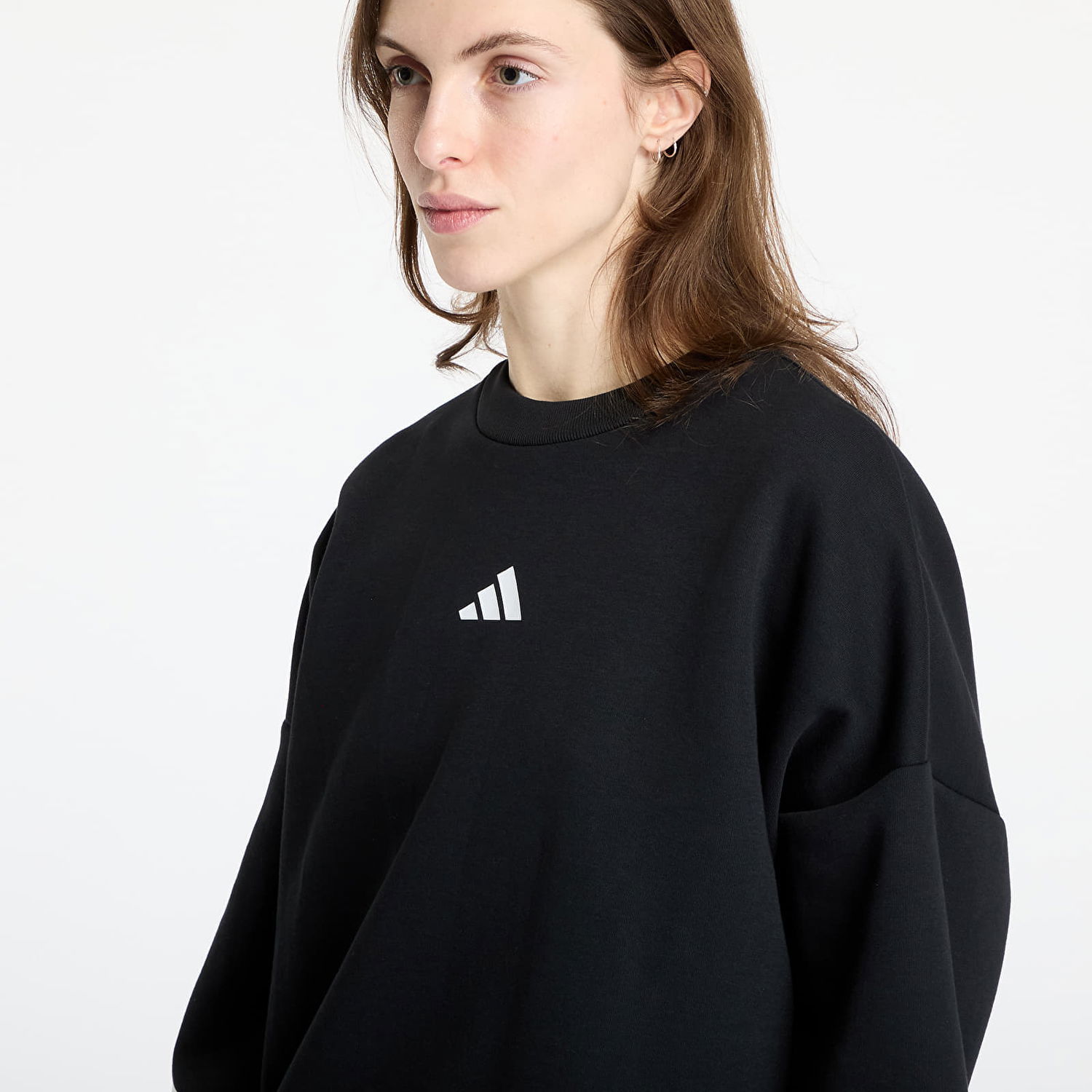Mikina adidas Originals Future Icons Three Stripes Sweatshirt Čierna | JE0203, 1