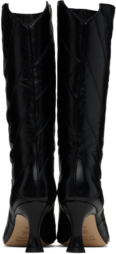 Oblečenie BY FAR BY FAR Steph Creased Leather Boots Čierna | MWFBO061LL002BK001PL, 1