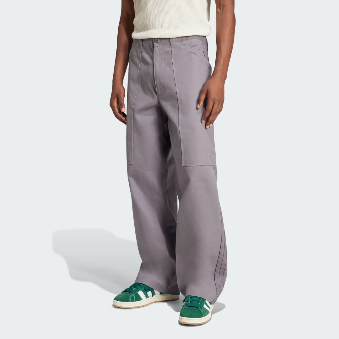 Cargo nohavice adidas Performance Twill Cargo Joggers Fialová | IY0140, 0