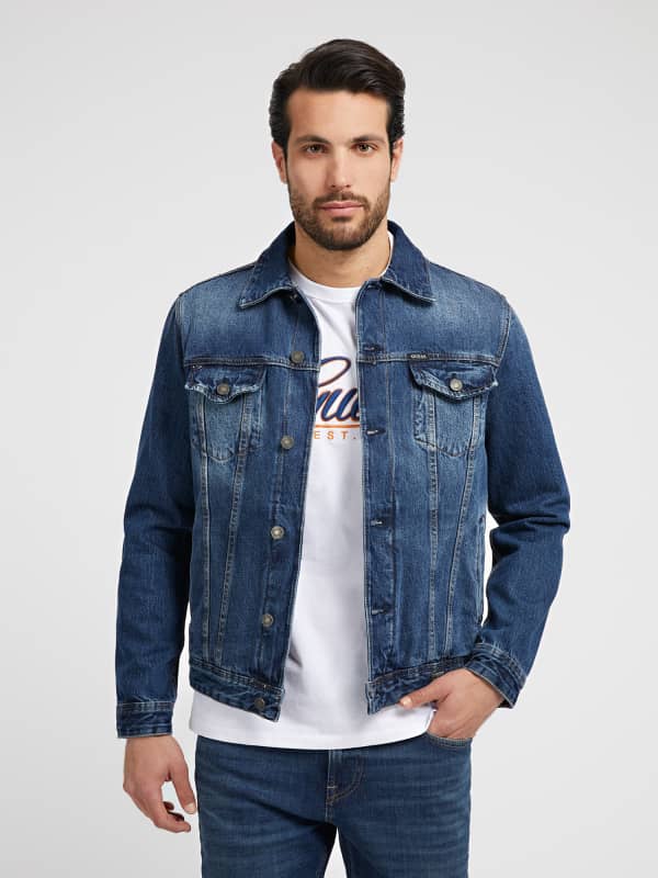 Bunda GUESS Regular Fit Denim Navy | M2GXN1D4HW3, 0