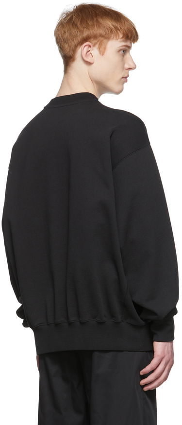 Mikina We11done We11done Cotton Sweatshirt with Stars Print Čierna | WD-TS1-22-663-U-BK, 2