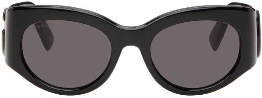 Oblečenie Gucci Gucci Black Marmont Monocolor Round Sunglasses Šedá | GG1544S, 0
